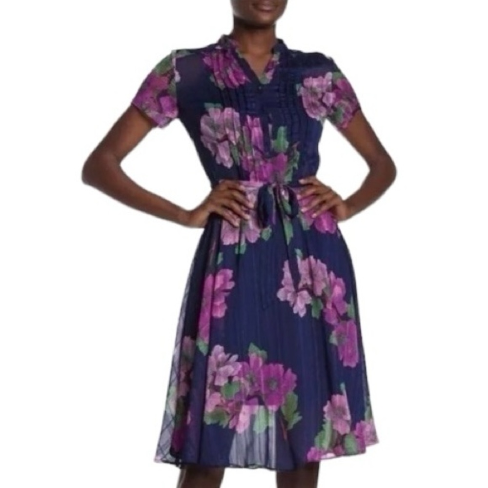 Nanette Lepore Floral Dress & Removable Slip